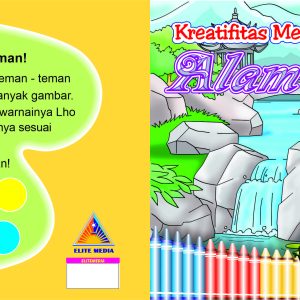 Kreatifitas mewarnai gambar alam sekitar